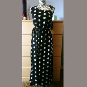Womens polka dot dress size M